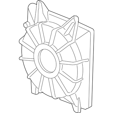 Honda 19015-RZA-A01 Shroud