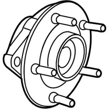 Mopar 68264532AB Brake Hub And Bearing