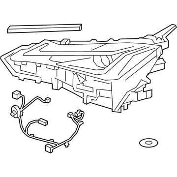 Lexus 81140-76220 Headlamp Unit Assembly