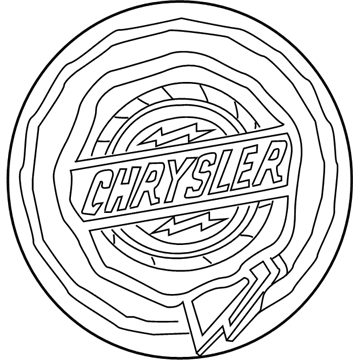 Mopar 4895899AB Center Wheel Cap