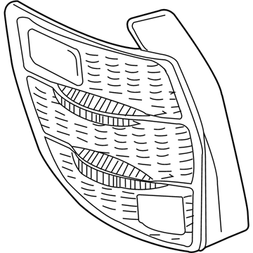 GM 88972564 Lens, Tail Lamp