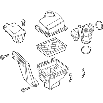 Ford GD9Z-9600-A Air Cleaner Assembly