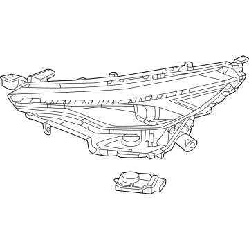 Toyota 81150-0A230 Headlamp Assembly