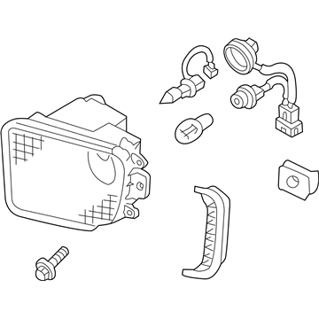 Infiniti 26155-3W725 Lamp Assembly-Fog, LH