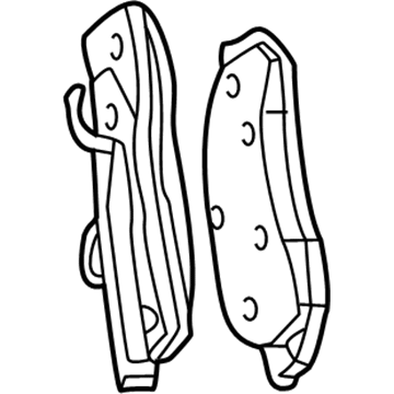 Mopar 5083853AB Front Pads Brake