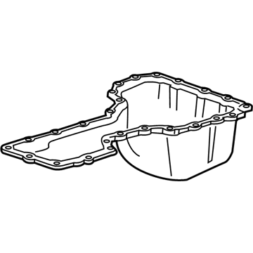 GM 12684562 Lower Oil Pan