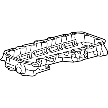 GM 12692968 Upper Oil Pan