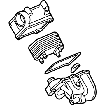 GM 12678318 Oil Cooler