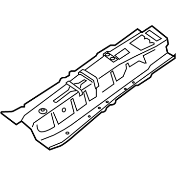 Nissan 74310-ZX50A Floor Front, Center