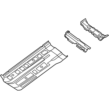 Nissan 74320-ZX10A Floor Front