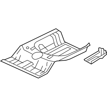 Honda 04655-SNC-A01ZZ Panel Set, RR. Floor