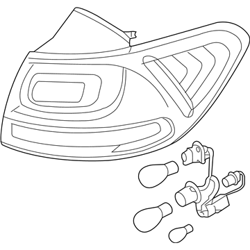 Kia 92402C6000 Lamp Assembly-Rear Combination