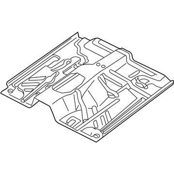 Nissan 74312-7B730 Floor Front