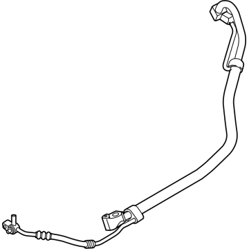 BMW 64-53-6-813-586 REFRIGERANT LINE, DUAL LINE