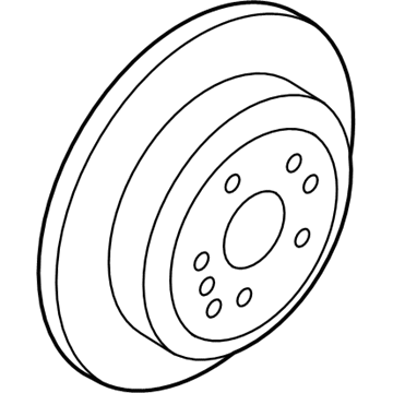 Hyundai 58411-3J000 Disc-Rear Brake