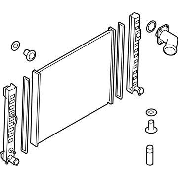 Infiniti 21460-1TS0A Radiator Assembly