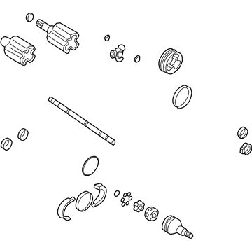 GM 26055049 Front Wheel Drive Shaft Kit