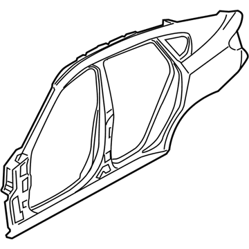 BMW 41-21-7-182-727 Side Frame, Exterior, Left
