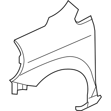 Honda 60211-TK6-A90ZZ Panel, Right Front Fender (Dot)