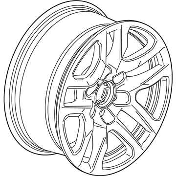 GM 23376217 Wheel, Alloy