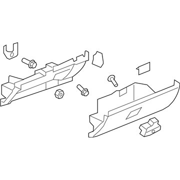 GM 20925877 Glove Box