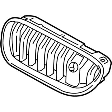 BMW 51-13-8-050-525 Grille, Front, Left