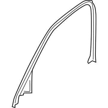 BMW 51-33-7-205-584 Cover, Window Frame, Door Front Right