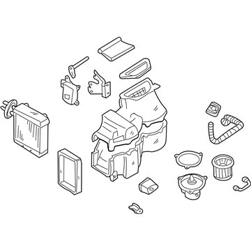 Nissan 27281-7B025 EVAPORATOR Assembly-Cooler Kit