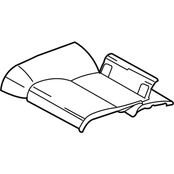BMW 52-20-6-972-868 Seat Cover Vinyl Right