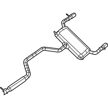 Mopar 5085482AN MUFFLER-Exhaust