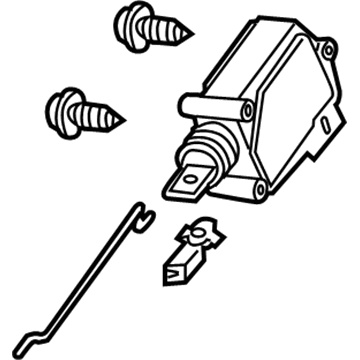 GM 92148142 Rear Compartment Lid Pulldown Actuator