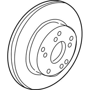 Honda 45251-T3V-A01 Disk, Front Brake