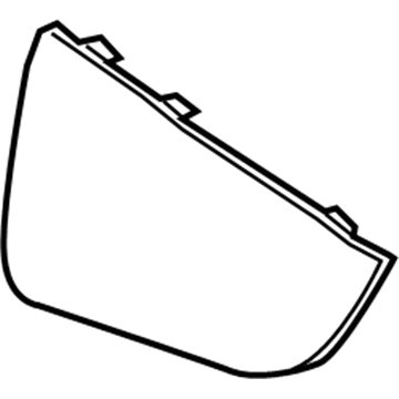 BMW 51-41-7-318-875 Cover Loudspeaker Left