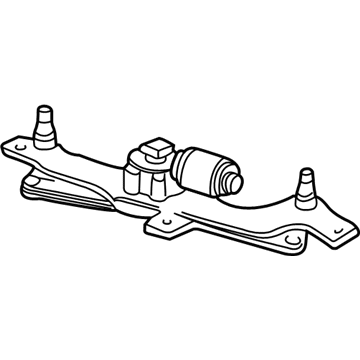 Ford YL3Z-17508-AB Motor & Linkage