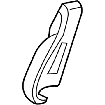 Honda 81527-SHJ-A42 Pad, L. FR. Seat-Back