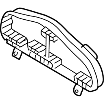 Hyundai 94365-26200 Case-Cluster, Lower