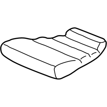 Acura 81535-SL0-A51ZD Main Cushion, Left Front Seat (Targa Silver) (Leather)