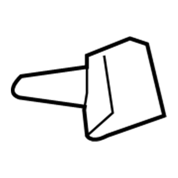 Lexus 64819-60040 Spacer, Back Window Glass, NO.2
