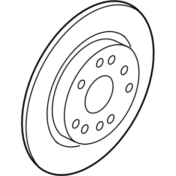 Kia 58411R5000 Disc Assembly-Rr Brake