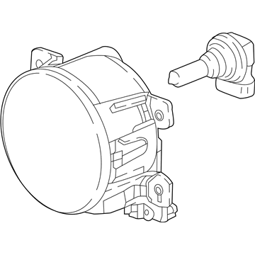 Honda 33951-TY0-305 Foglight Unit, Driver Side (Coo)