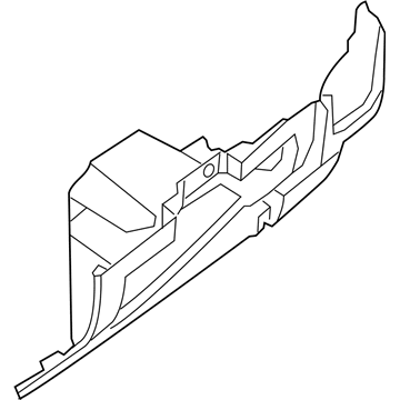 Nissan 68108-9GA1B Panel-Instrument Lower, Assist