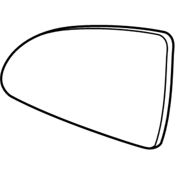GM 22698306 Mirror, Outside Rear View (Reflector Glass Only)