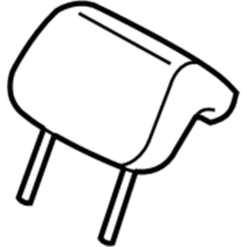Hyundai 89760-2E000-G8A Headrest Assembly-Rear Seat Center