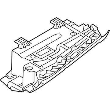 BMW 51-16-7-034-080 Glove Box Housing