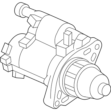 Honda 06312-RDB-515RM Starter, Core Id (Sm-44248) (06312-Rdb-515) (Reman)