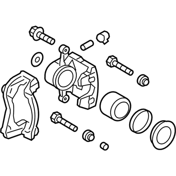 Hyundai 58180-2VA25 CALIPER Kit-Front Brake, LH