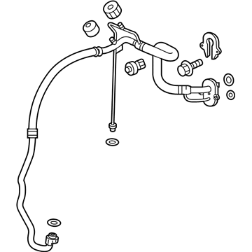 Honda 80311-TG7-A02 Hose Assembly, Suction