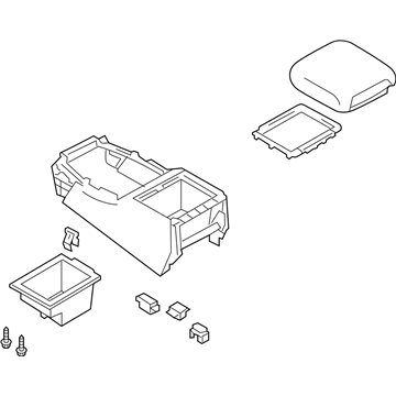 Nissan 96910-6JL0A Box Assy-Console, Front Floor