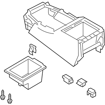 Nissan 96911-1LA2B Body-Console