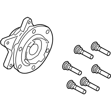 Ford KB3Z-1109-A Front Hub & Bearing